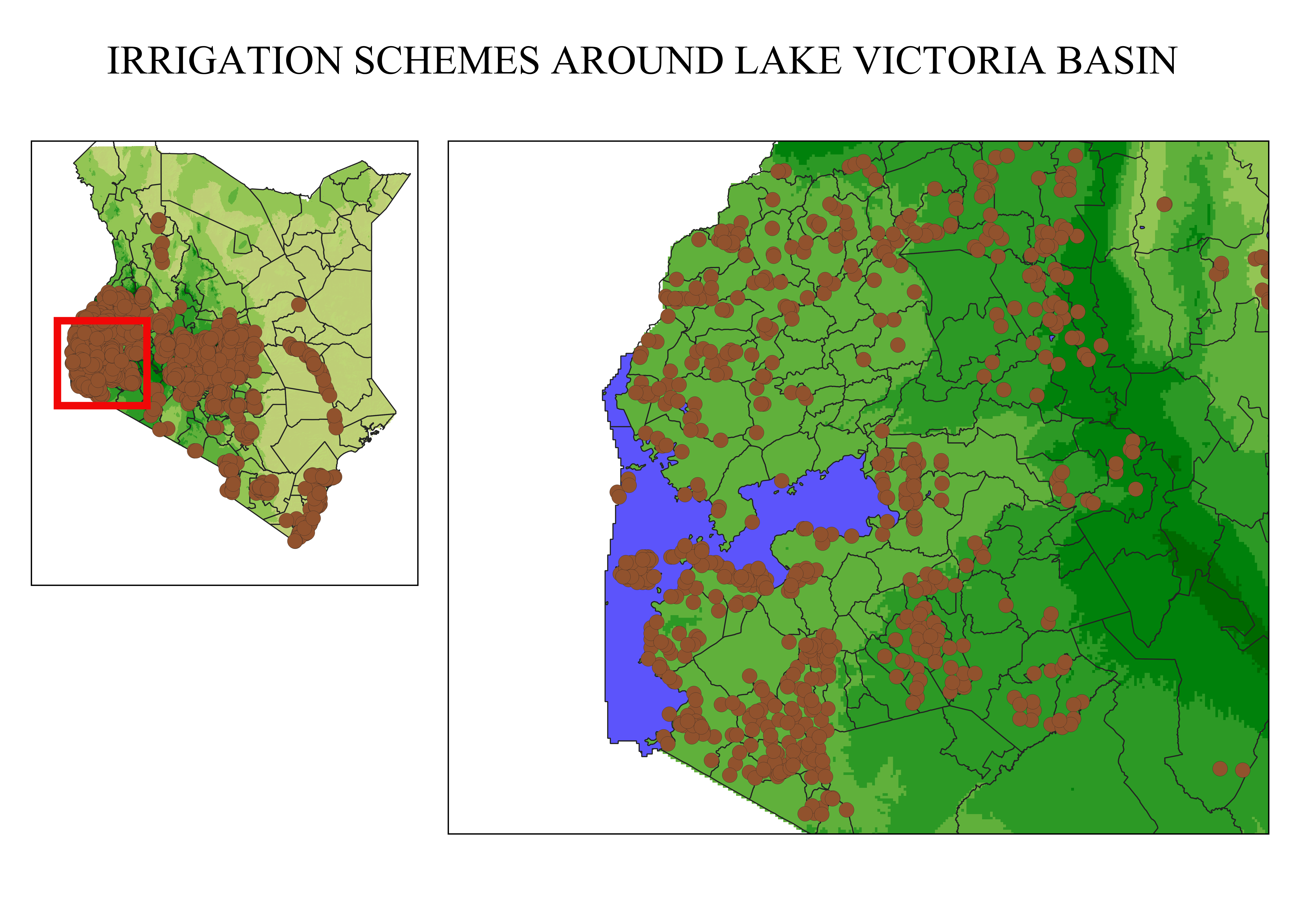 Participants planting trees at Ngong Hills